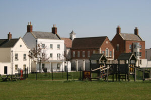 Children's playground Children's playground near Holmead walk Poundbury.