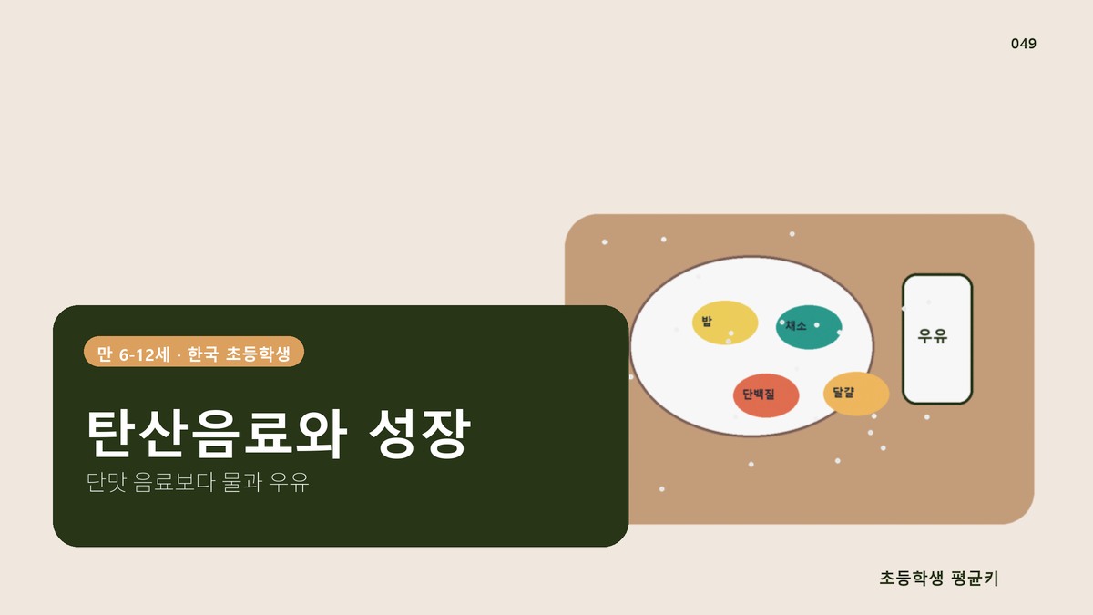 탄산음료·인스턴트, 아이 키 성장을 방해한다